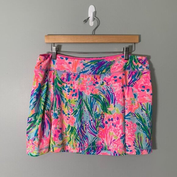 Lilly Pulitzer luxletic built in bike shorts skort skirt with shorts - Picture 1 of 9
